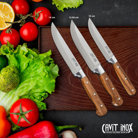 Mutfak Bıçağı Seti 3 Parça