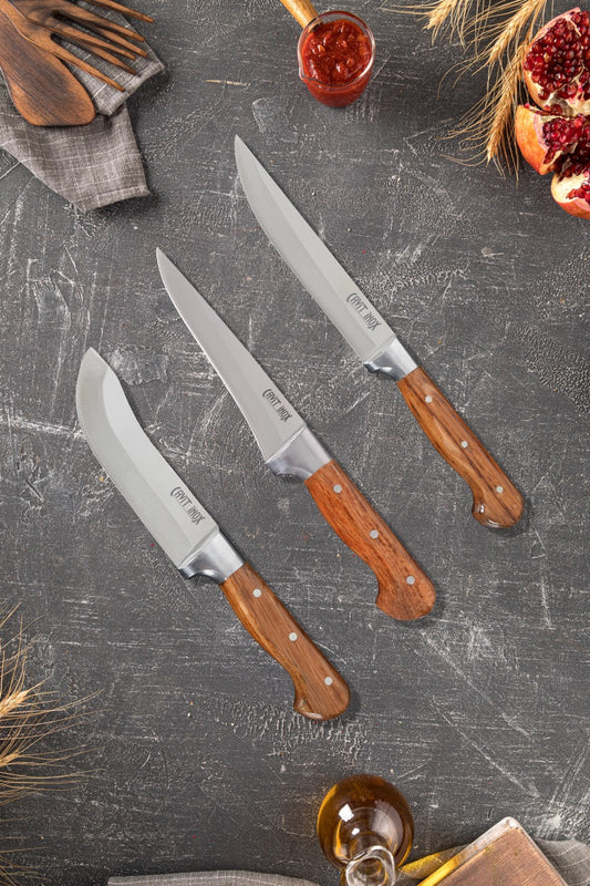 Mutfak Bıçağı Seti 3 Parça