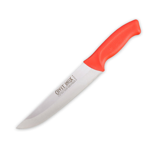 4 Numara Et Bıçağı Kaymaz Plastik Kırmızı
