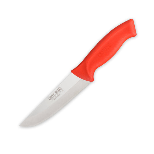 Meat Knife Number 1 Non-Slip Plastic Red
