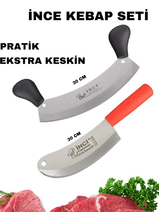 KEBAB-SET RÜSTUNG SALATMESSER 2ER-PACK