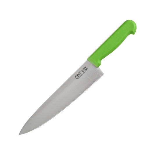 Profesyonel Şef Bıçağı 4 Numara Kaymaz Plastik Yeşil